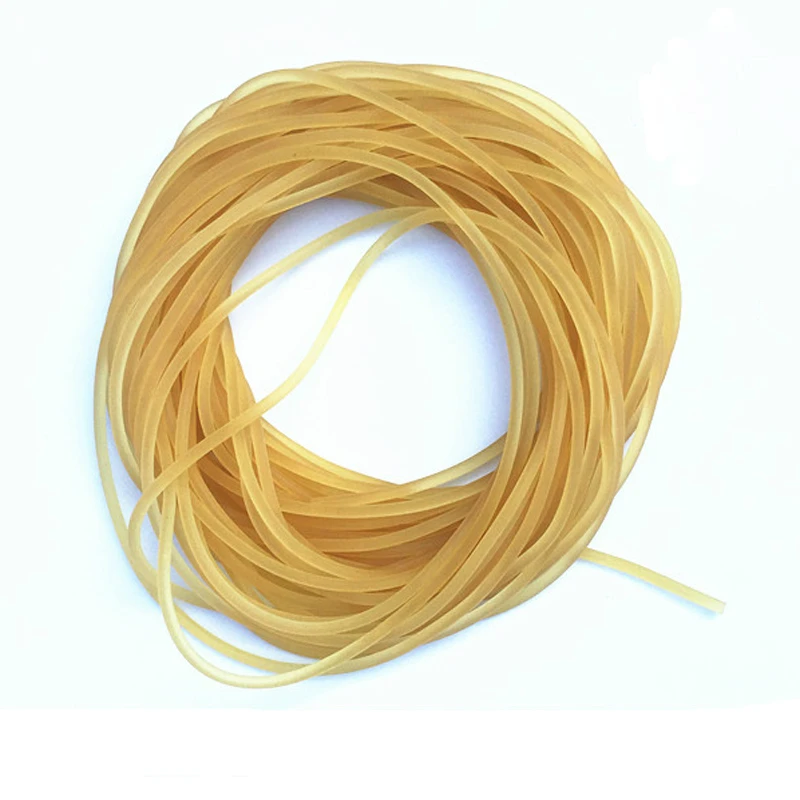 Elastic Cord Rope 2mm 2-15 Meter Solid Rubber Rope Elastic Strapping Fishing Line Plain Rope Tied Fishing