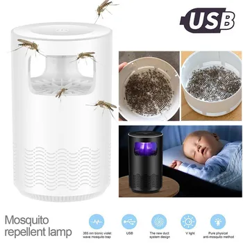 

Mosquito Killing LED Electronics Photocatalyst Silent Killing Repellents Lamp Insect Trap Lamp Killer Home Flies Trap Lamp