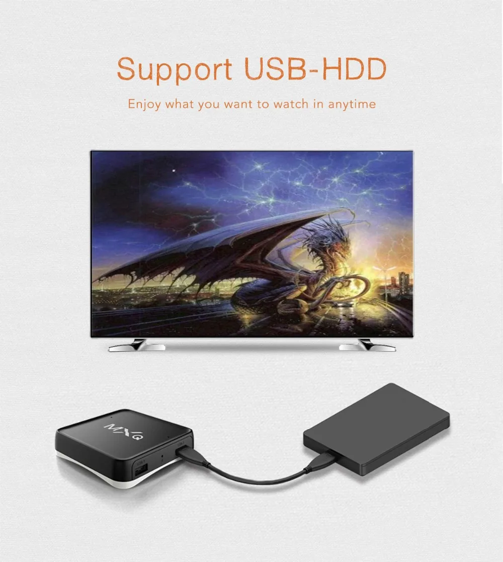 Динамик блок для ТВ mxq S10W Android 7,1 A tv 2 Гб 16 Гб 2,4G Wifi Amlogic S905W Четырехъядерный 4K Google Netflix Youtube медиаплеер