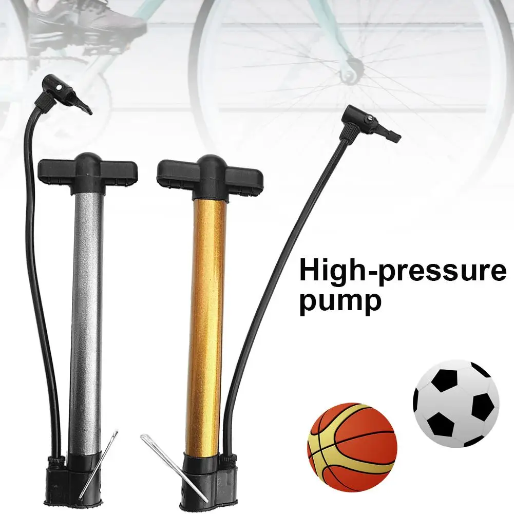 Portable High Pressure Mountain Bike Bicycle Basketball Manual Air Pump