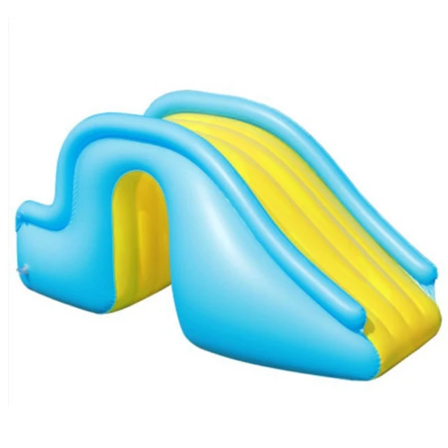 Inflatable Water Slide Wider Steps Swimming Pool Supplies Kids Children Bouncer Castle Summer Amusement Water Play Toys 1