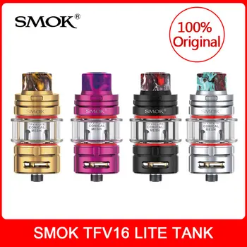 

Original SMOK TFV16 Lite Tank 5ml Atomizer TFV16 Lite Conical Mesh Dual Mesh Coil E-Cigarette Vaporizer VS TFV12 Prince Tank