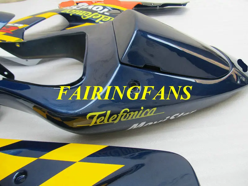 Мотоцикл обтекателя тела для GSXR600 750 K1 01 02 03 GSXR 600 GSXR750 2001 2002 2003 ABS Обтекатели Кузов+ подарки SH81