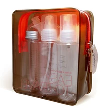 ABVP Портативный 13 шт./компл. прозрачный Пластик дорожный набор для макияжа бутылки спрей многоразовая Бутылочки для косметики для макияжа сумка