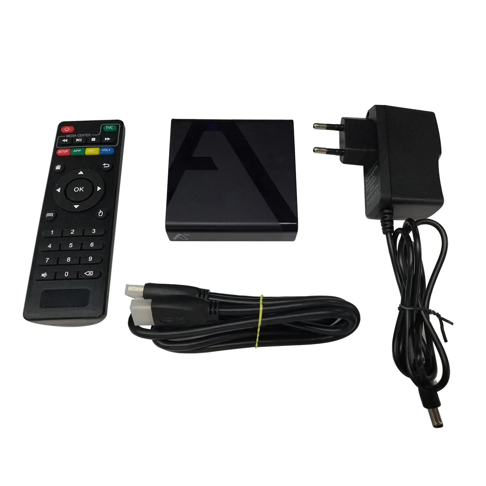 A968 4K Smart tv Box медиаплеер коробка Android 9,0 2 Гб 16 Гб S905W четырехъядерный комплект верхней коробки wifi с пультом дистанционного управления TF слот для карт
