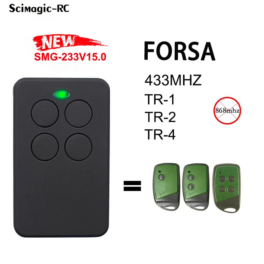 Garage-Remote-Control-FORSA-TR1-TR2-TR4-433-92MHz-Rolling-Code-Forsa-TR ...