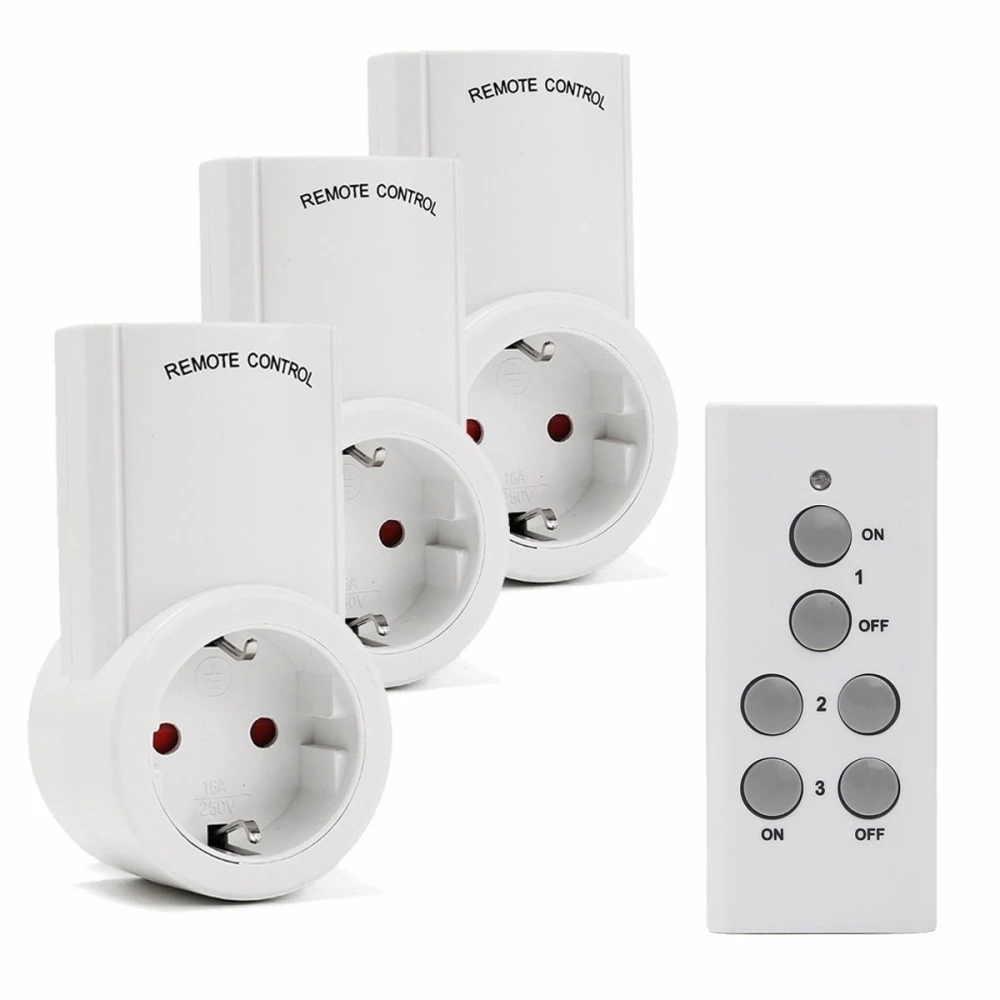 433 МГц умная домашняя вилка Беспроводная розетка светильник Франция ЕС