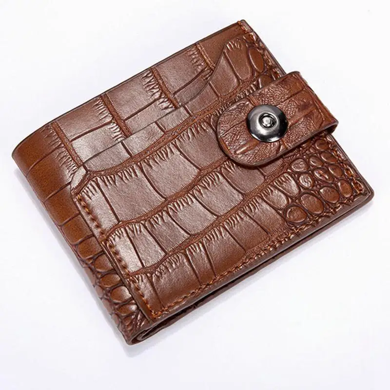 Модный мужской кошелек, кожаные короткие мужские кошельки, billeteras para hombre, кошелек для мужчин, кошелек для карт, высокое качество, кошелек для мальчиков - Цвет: Coffee 1