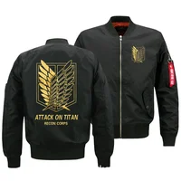 on Attack Titan Jacket Shingeki no Kyojin Coat Mens Bomber Jackets Winter Thick Coats High Quality S-5XL 2