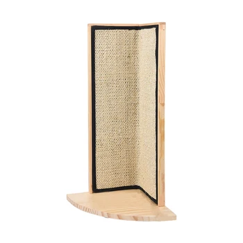 

Wall Mounted Scratching Post Hanging Natural Sisal Cat Scratching Mat Door Wall Preserve Corner with Wall Fixings Pet Items
