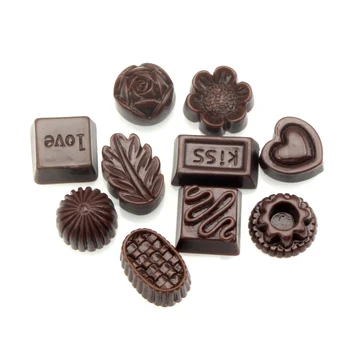 

20Pcs Mixed Kawaii Resin Candy Chocolates Cabochon Flatback Decoration Crafts Embellishments For Scrapbooking Diy Accessories