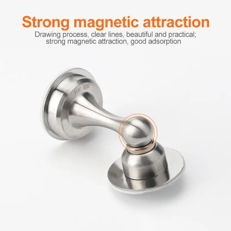 Для крепления на Нержавеющая сталь ограничитель открывания двери с магнитом дверные ручки металлический захват
