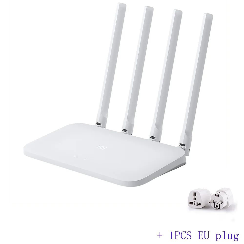 Xiaomi mi Wi-Fi роутер 4C Roteador APP управление 64 ram 802,11 b/g/n 2,4G 300 Мбит/с маршрутизатор 4 антенны роутер Wi-Fi ретранслятор для mi Home - Цвет: Router 4C EU plug
