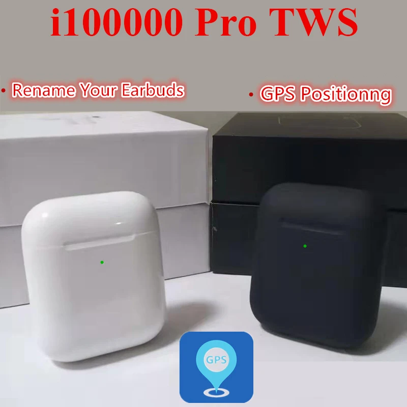 

i100000 Pro TWS 1:1 Aire 2 Rename+GPS positioning wireless Bluetooth earphone smart sensor pk i90000 pro i100000 TWS