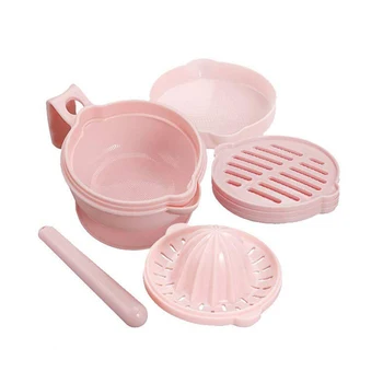 

Baby Food Supplement Grinder Manual Food Grinding Bowl Food Supplement Fruit Puree Vegetable Cooking Machine Baby Food Supplemen