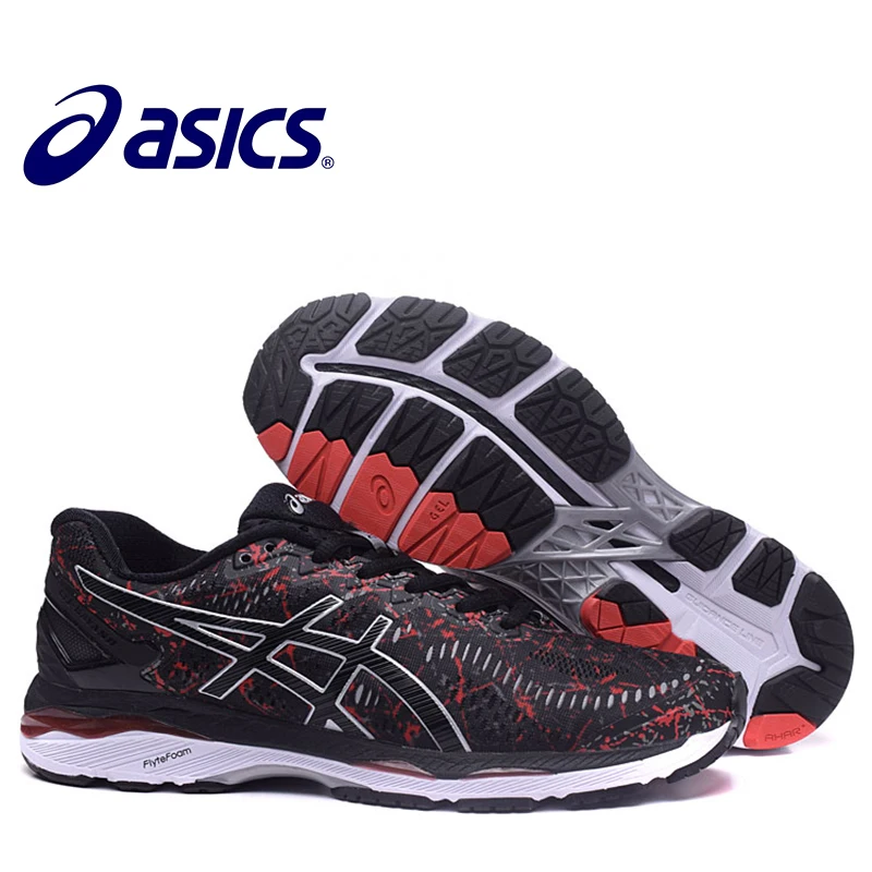 ASICS GEL-KAYANO 23 Новое поступление официальный Asics мужские кроссовки спортивная обувь кроссовки Удобная спортивная обувь Hongniu T646N
