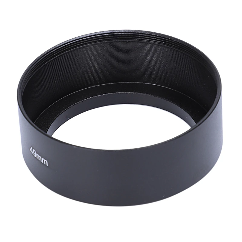 Стандартная металлическая бленда объектива для Canon Nikon Pentax sony Olympus