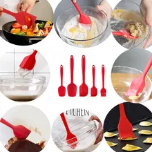 5 шт./компл., набор силиконовых скребок для выпечки, устойчивый скребок для выпечки, набор для приготовления пищи