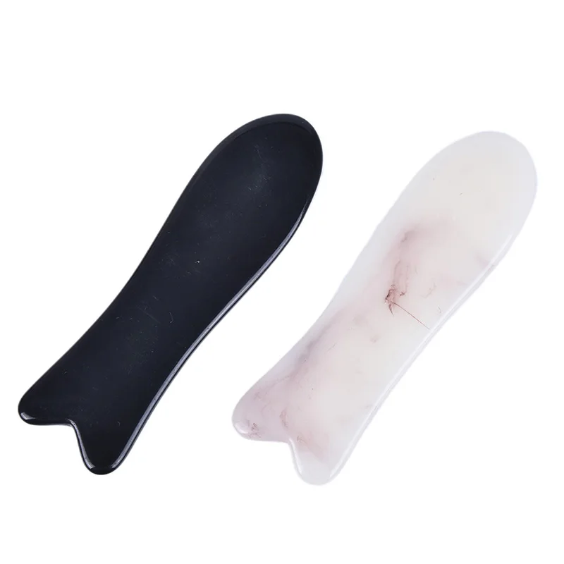 Форма рыбы Gua Sha доска массажный скребок массажер Акупунктура Gua Sha доска Смола акупунктурный уход за лицом и глазами спа массаж