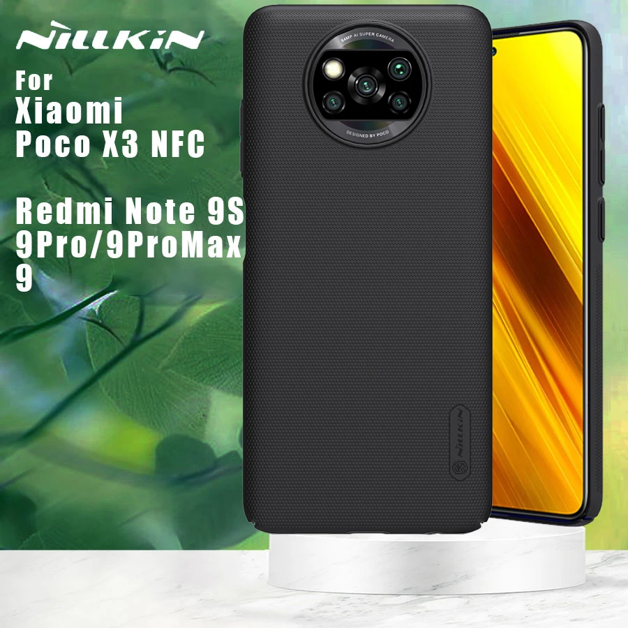 Nillkin для Xiaomi Poco X3 NFC глобальная версия чехол Redmi Note 9S 7 8 9 Pro Max 8T матовый защитный