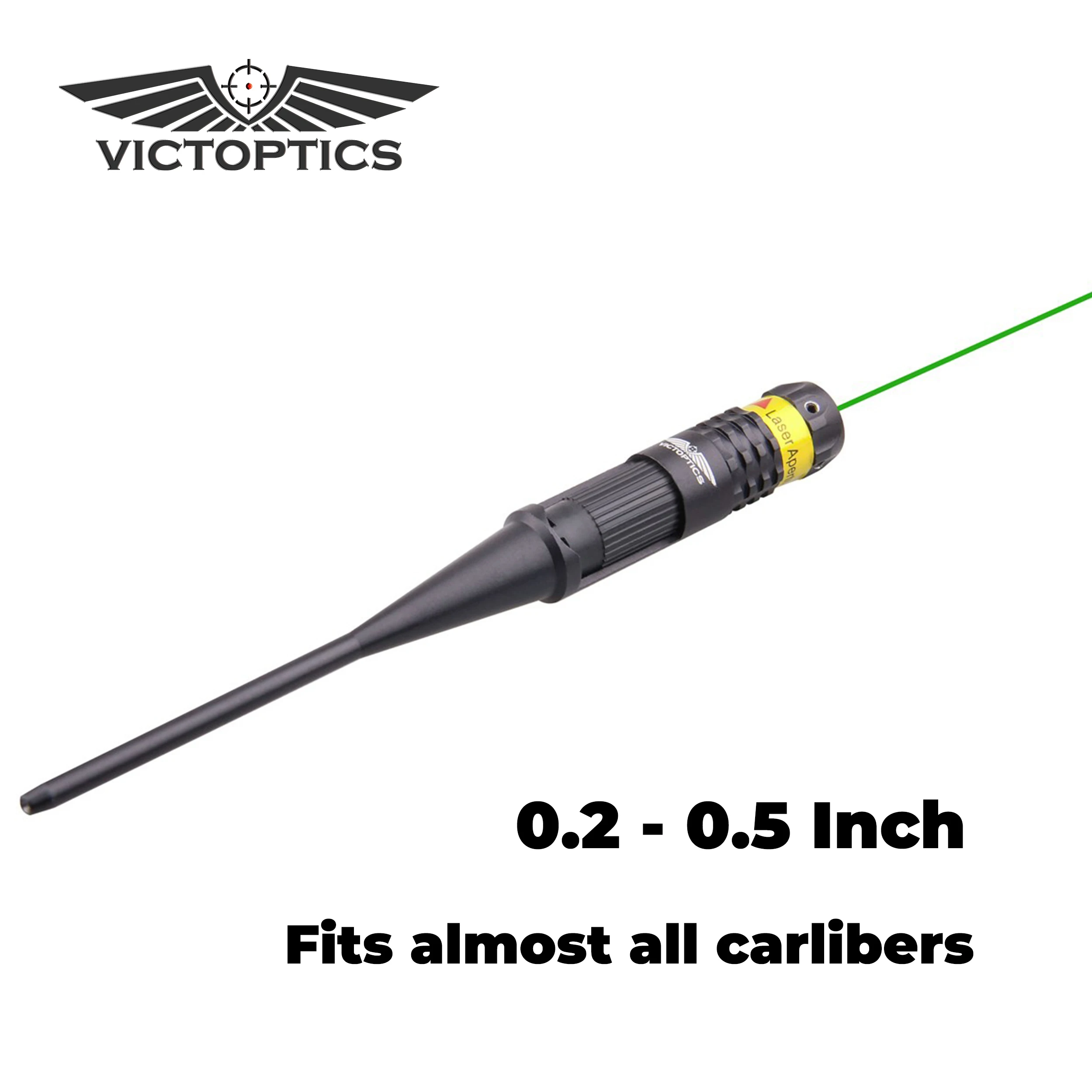 

Victoptics Red Laser Bore Sight Collimator For any 0.22 to 0.50 Help Set Zero Handguns Rifles Sights and Riflescopes