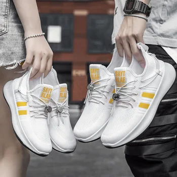 

Summer Sneakers Men Shoes 2020 New Fashion Flat Casual Shoes for Men Mesh Breathable Walking Shoes Sneaker Tenis
