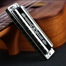 

Silver Harmonica 10 Hole Key Of C For Blues Rock Jazz Folk Harmonica For Blues Rock Folk Jazz Country Stainless Steel Instrument