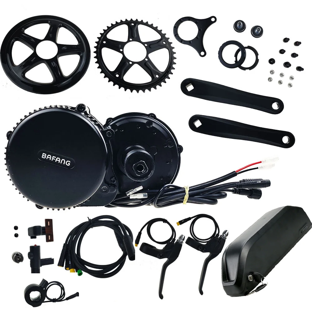 48V 750W Bafang BBS02B Mid Drive ebike мотор электрический велосипед конверсионный комплект с 13Ah