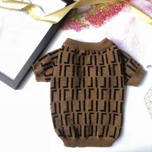 Теплый свитер для маленьких собак, свитер с буквенным принтом для французского бульдога, мягкий наряд для чихуахуа, щенка, костюм PC0944
