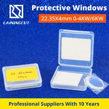 LSKCSH 10 шт./партия защитные окна 22,35*4 мм 0-4/6 кВт кварцевый плавленый силикагель для Raytools Precitec Bodor Волоконно-Лазерная режущая головка