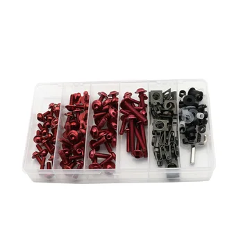

Universal Motorcycle Fairing Screws Fastener Clips Body Spring Bolts Kit For Kawasaki Suzuki Honda Yamaha Harley KTM BMW