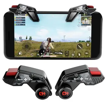 

Mobile Gamepad 2Pcs S8 Mobile Phone Game Controller Fire Button Trigger Handle for PUBG