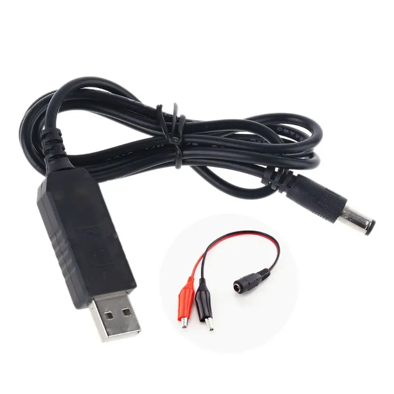 

QC 3.0 USB to DC 5V-12V Adjustable Voltage Power Cable for Router Fan IP Camera