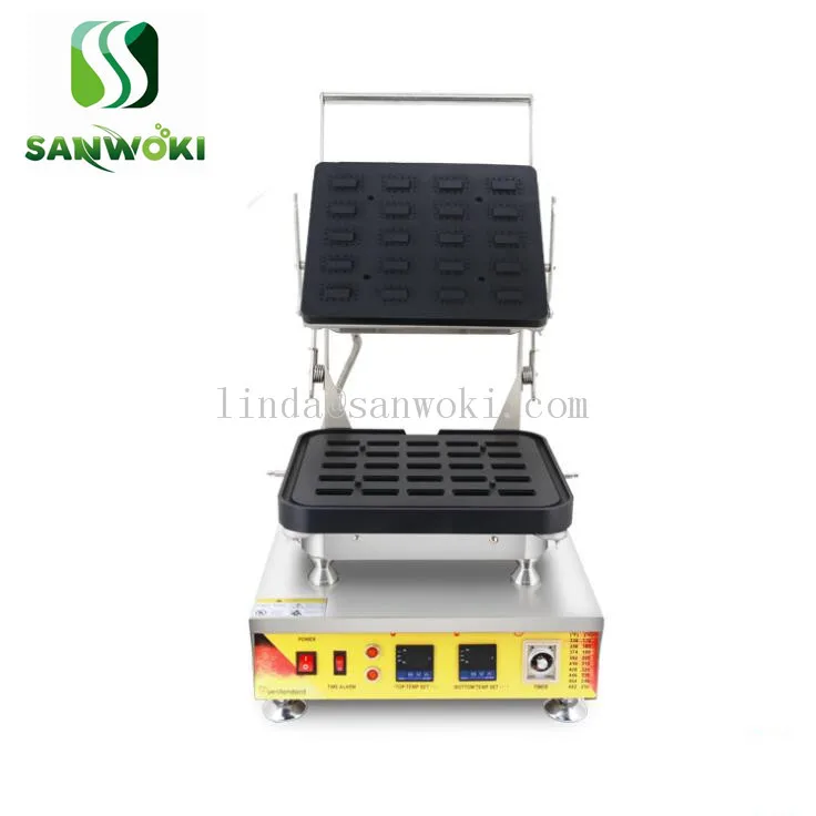 110V 220V электрический цифровой дисплей прямоугольник коробка для яиц из кожи машина вафельница 20 штук/пресс-форма с антипригарным покрытием для яиц из пусть жаровня машина