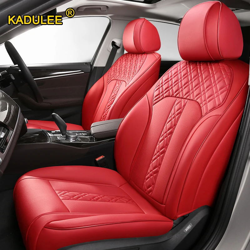 KADULEE Custom Leather car seat cover For Honda Accord Odyssey FIT CITY Crosstour Crider VEZEL AVANCIER CR-V XR-V civic covers