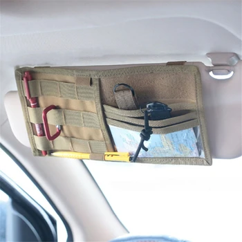 

New Arrival Multi Function Automobile Interior Accessories Auto Sunshade Cover Car Sun Visor CD Holder Phone Hanging Bag