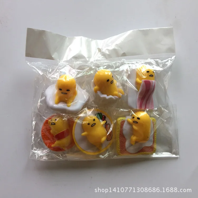 6-Yolk King Garage Kit Lazy Egg King Brother мини-модель украшения
