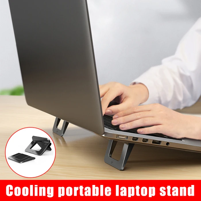 Невидимый Laptop1 пара мини портативный держатель Регулируемая охлаждающая подставка для настольного ноутбука ND998
