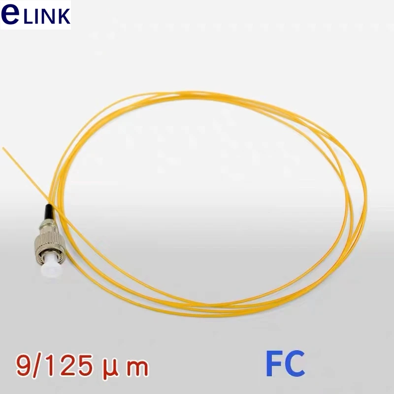 50pcs FC/UPC fiber pigtails 0.9mm SM FC 1m 1.5m 2mtr optical fibre ...