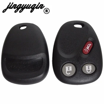 

jingyuqin 3 Buttons Remote Key Shell Case For Buick Rainier Hummer H2 GMC Yukon Chevrolet Suburban 1500/2500 Pontiac Saturn