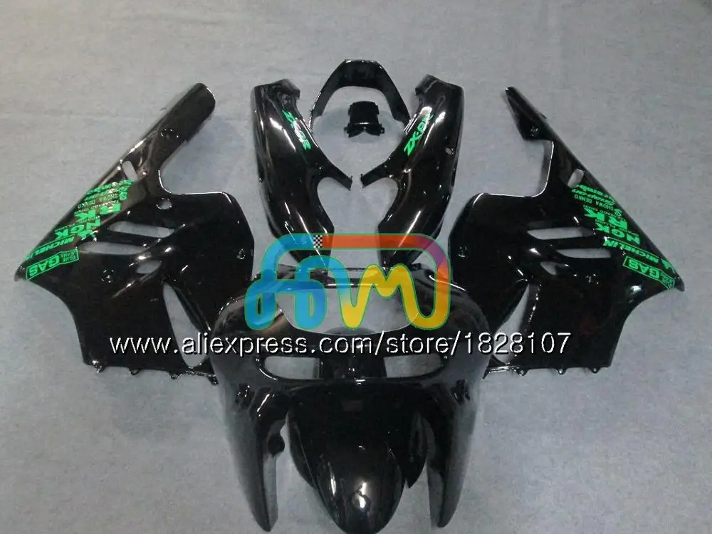Корпус для KAWASAKI ZX900 900 CC ZX 900 9 R 19BS. 0 9R 900CC ZX-9R ZX9R 94 95 96 97 1994 1995 1996 1997 обтекатели комплект красный цвет: черный; популярная модель - Цвет: No. 7