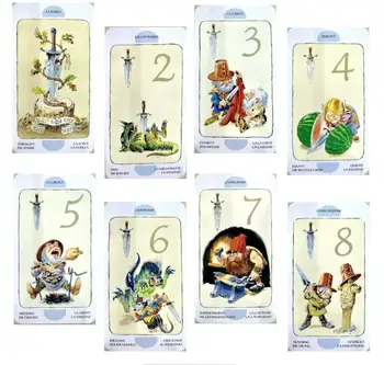 

100% original English version 78pcs cards Tarot of the Gnomes Deck tarots board game cards