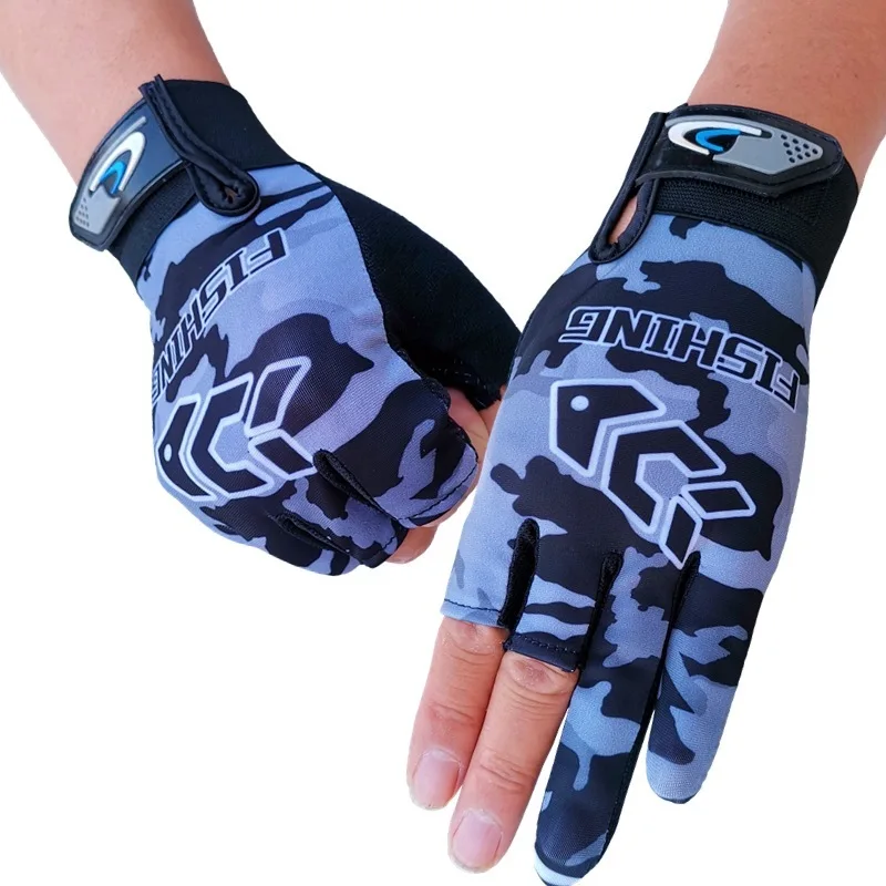 

Handschoenen Fishing Three-finger Gloves Cycling Driving Non-slip Fishing High Elasticity and Quick-drying Sunscreen Gloves 2020