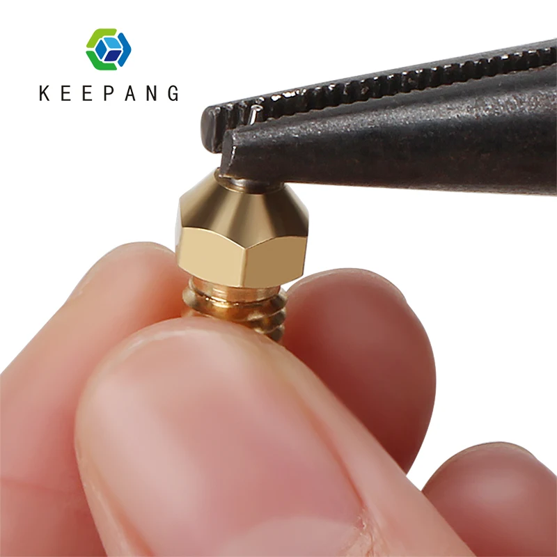 KeePang E3D V5 V6 латунная насадка M6 резьбовой съемный 0,2/0,3/0,4/0,5 мм Нержавеющая сталь советы для 1,75 мм нить