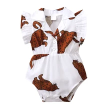 

Newborn Bodysuit Girl Summer Baby Pelele Sleeveless Baby Clothes for New Born V ncek Baby Girl Clothing Ruffled Infant Clothes