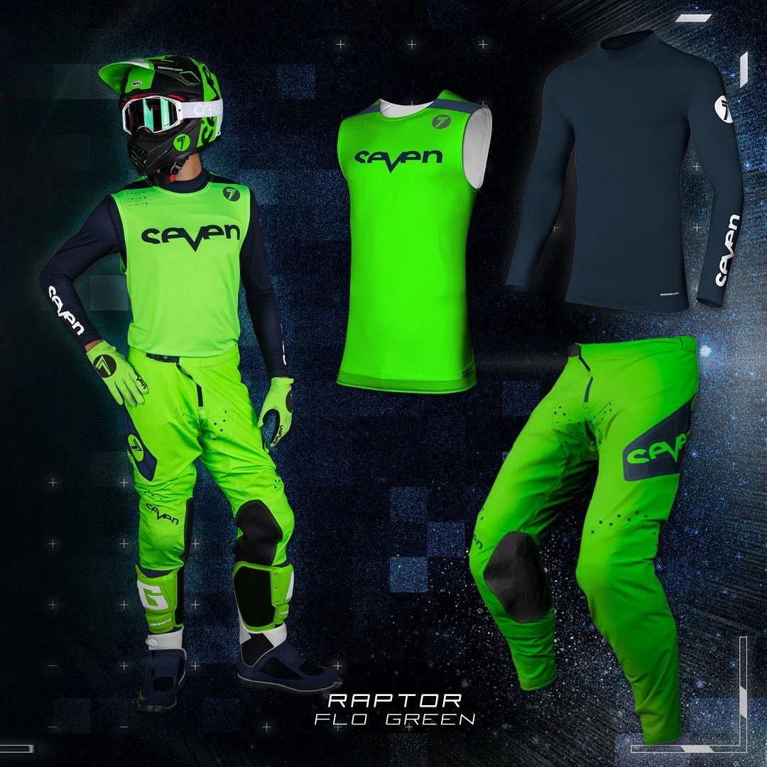 2021 Army green Seven mx Jersey And 