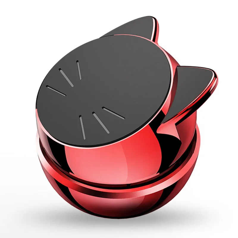 Red 360 Степень GPS магнитный держатель для мобильного телефона Универсальный Автомобильный держатель для телефона Xiaomi Redmi Note 7 Магнитный Держатель подставка - Цвет: Red
