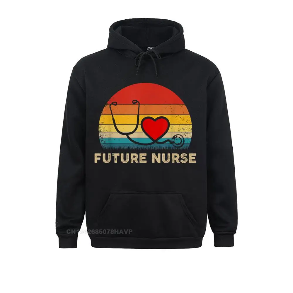 New Design Boy Sweatshirts Retro Future Nurse - Vintage Stethoscope T-Shirt__97A1082 Hoodies  Long Sleeve Hoods Party Retro Future Nurse - Vintage Stethoscope T-Shirt__97A1082black