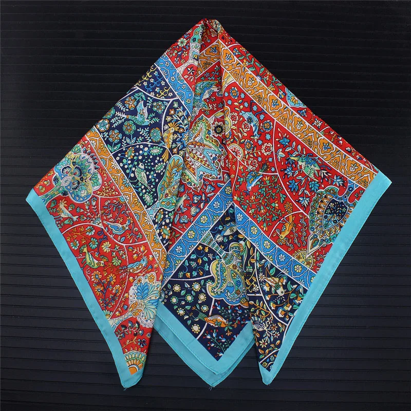 Бренд Yilian Ван Гог Картина маслом модный Шелковый шарф модная повязка на голову шейный платок бандана высокое качество