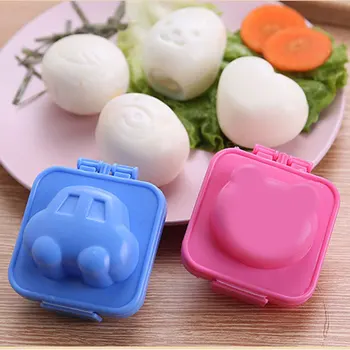

8set Cute Fish Car Heart Shape Egg Rice Mold Mould for Babies Cooking YU-Home